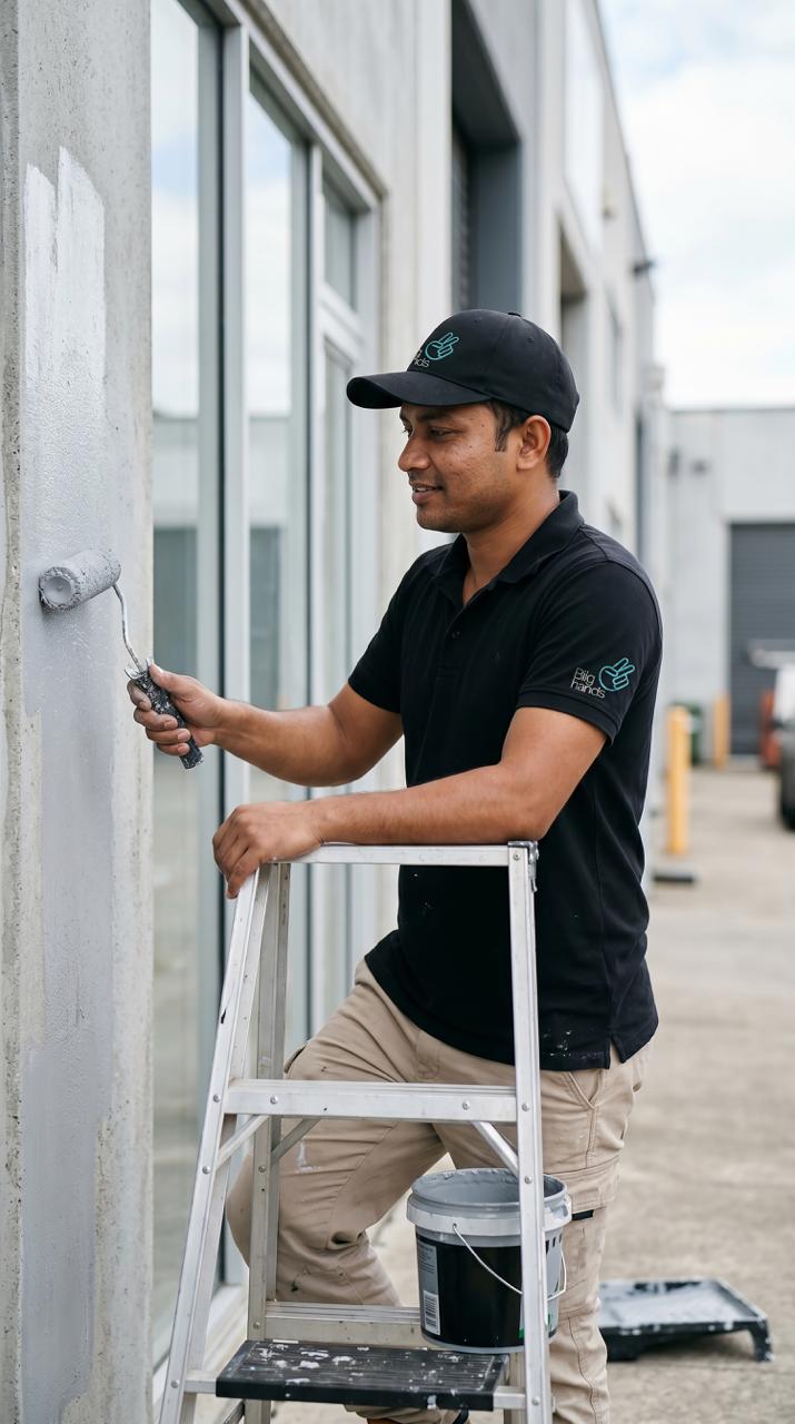 A Biig hands partner handyman at work